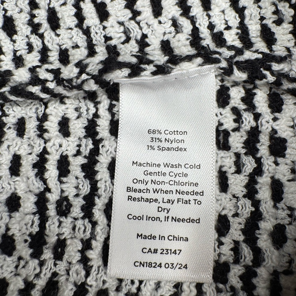 Talbots BlackWhite Gingham Houndstooth Short Slee… - image 7